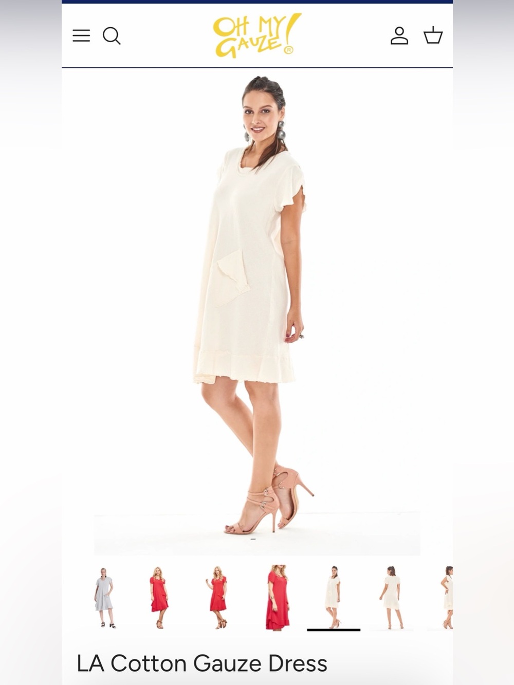 Oh My Gauze La Cotton Gauze Dress
